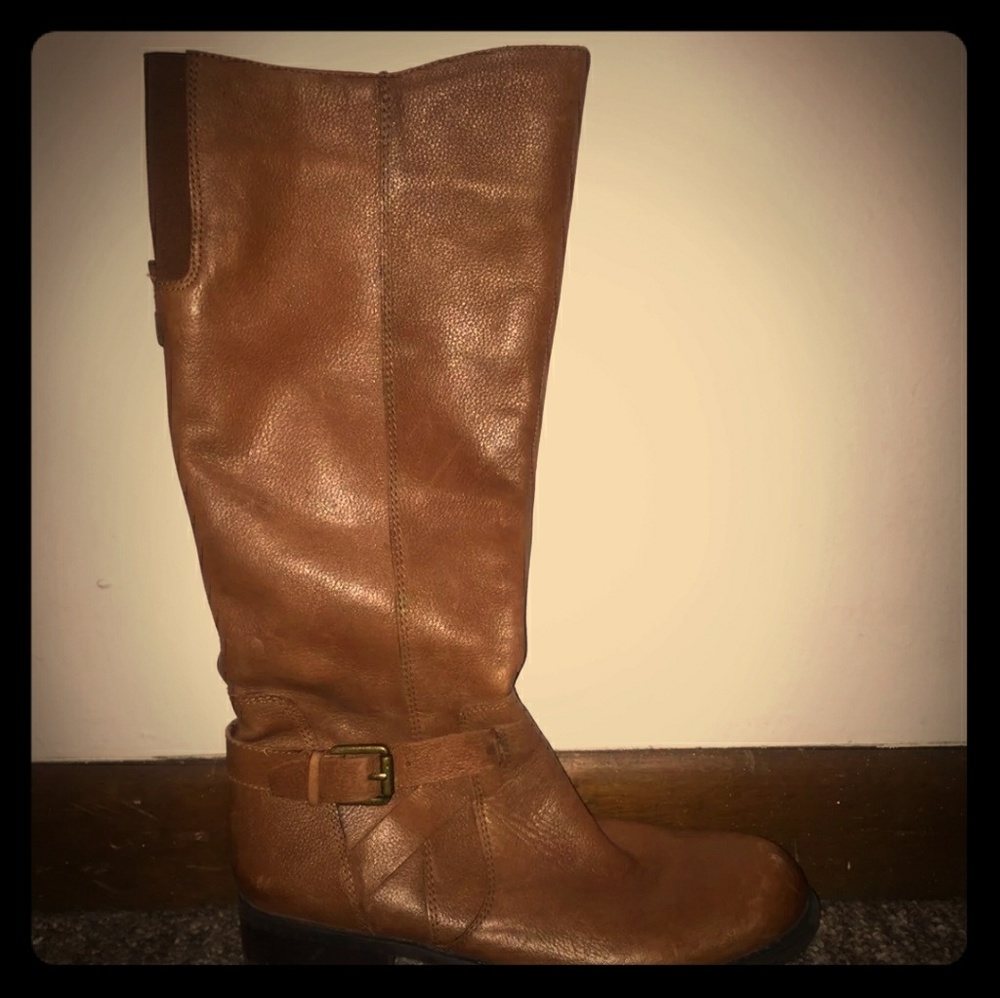 Tall Leather Boots